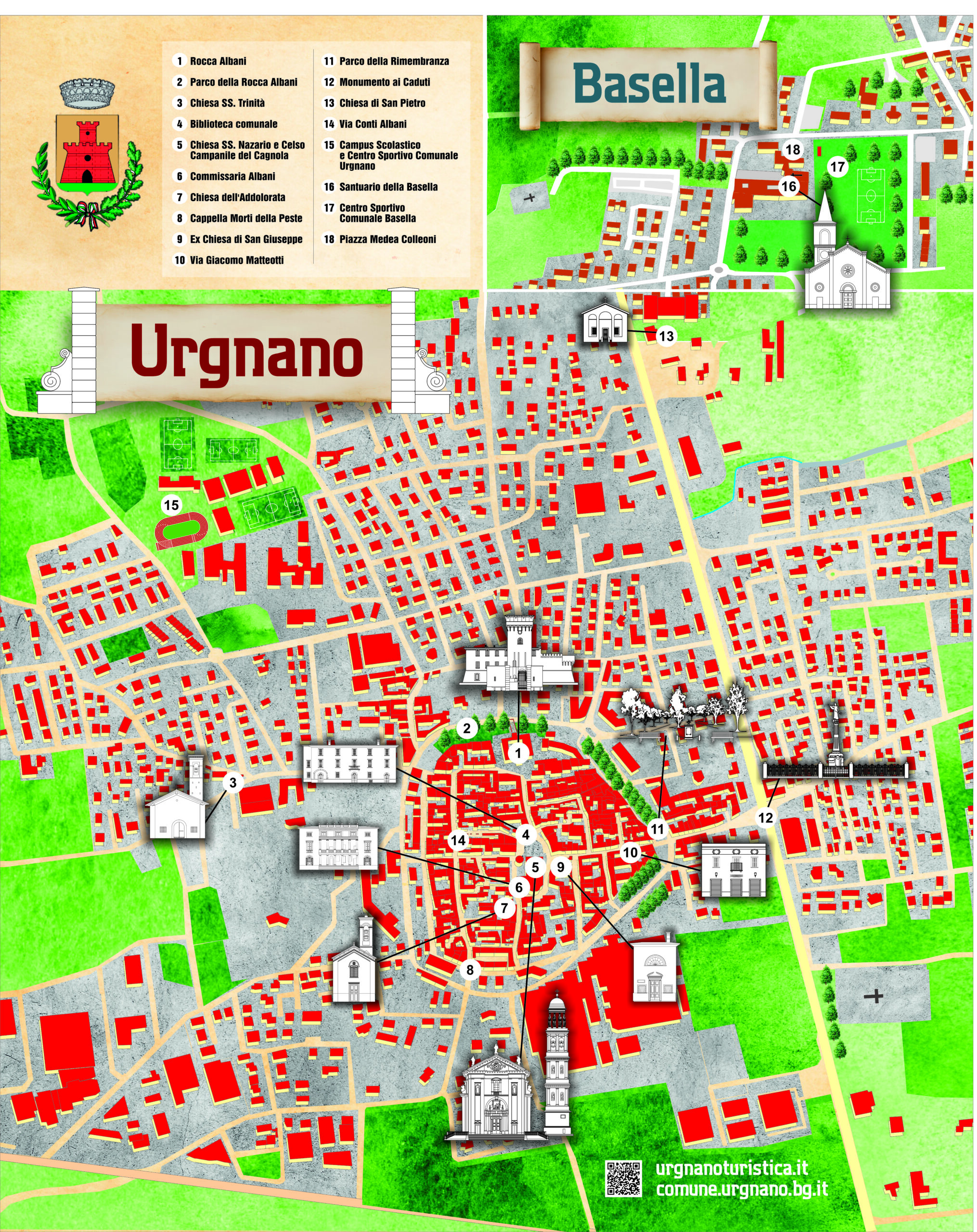 Mappa di Urgnano