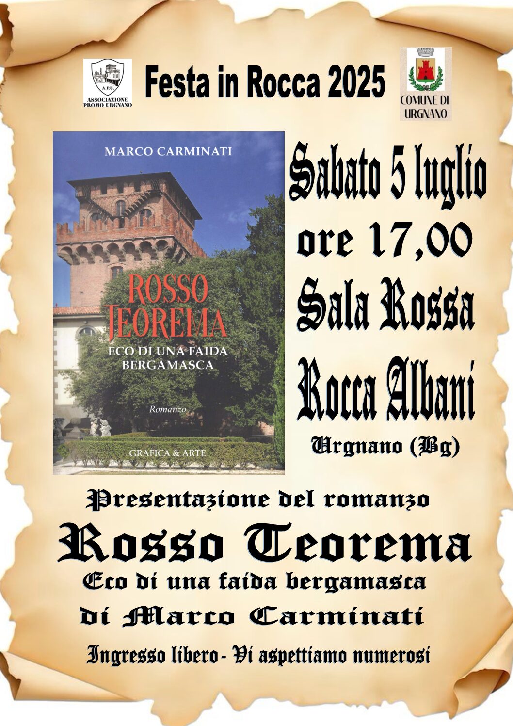 Romanzo “Rosso Teorama”
