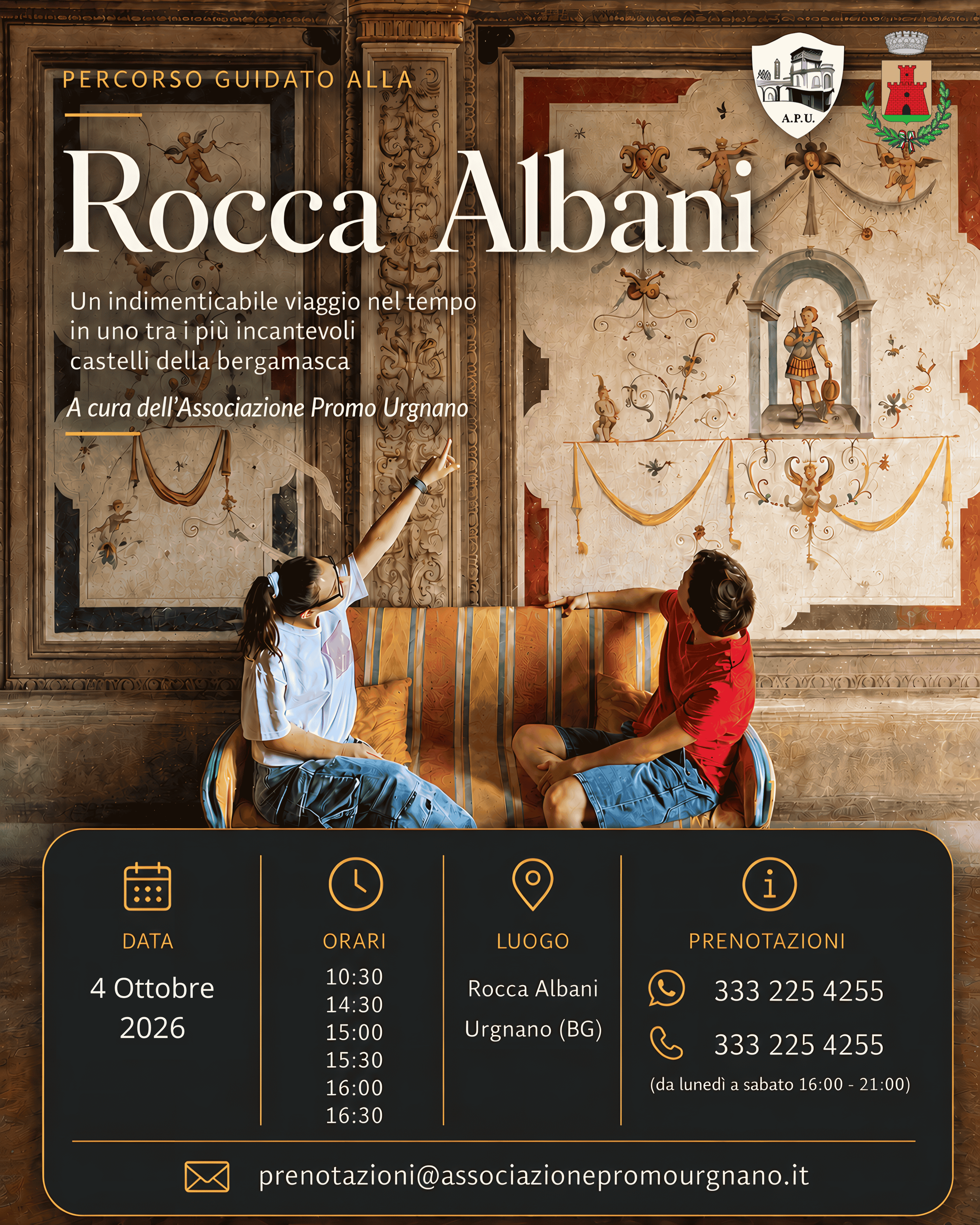 Percorsi guidati alla rocca Albani